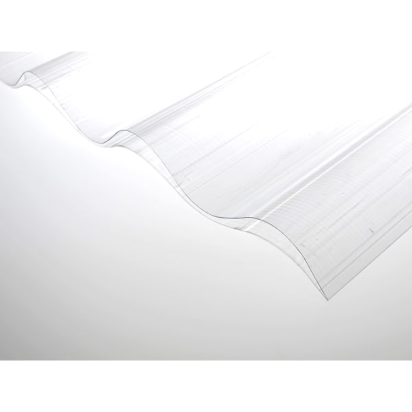 QUALEX Polycarbonat Wellplatte glasklar Profil 177/51 L 2.5 m B 920 mm-thumbnail
