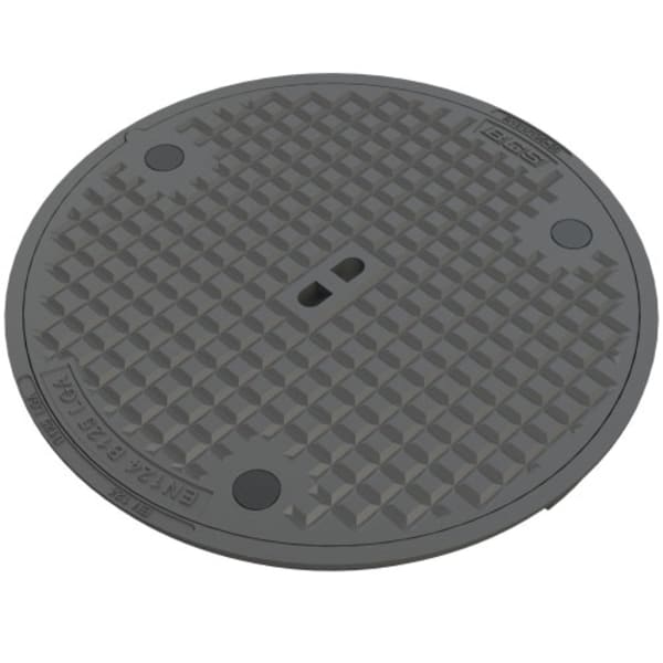 BGS Vollguss-Abdeckung Nr. 135-60V mit Handgriff verschraubt B125-thumbnail