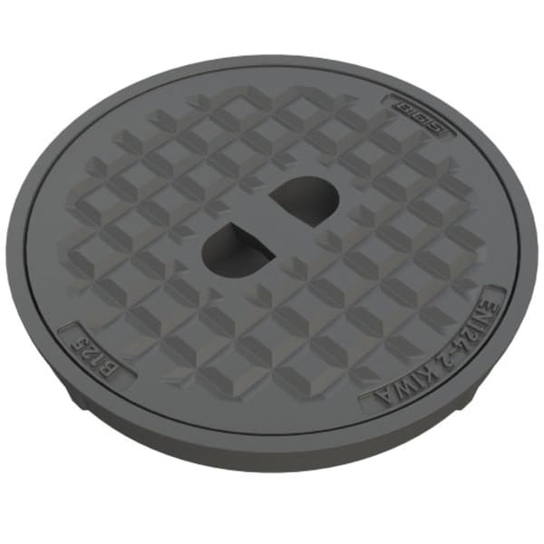 BGS Vollguss-Abdeckung Nr. 115-25 mit Handgriff B125-thumbnail