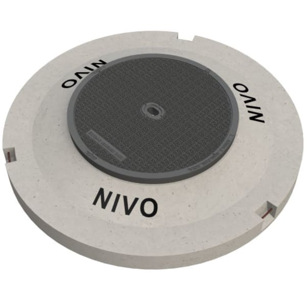 BGS Schachtabdeckung NIVO N181-130 Nennweite 60 cm Grip D400-thumbnail