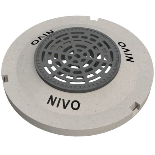 BGS Schachtabdeckung NIVO N636-130 Nennweite 60 cm flach D400-thumbnail