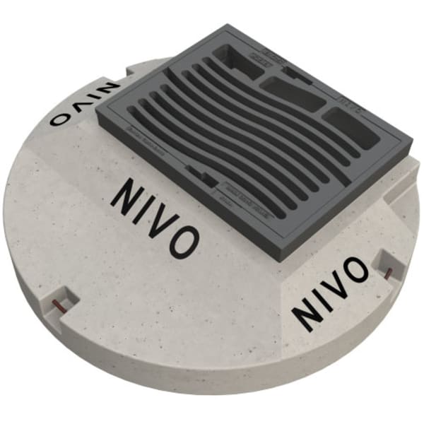 BGS Guss Strassenrost NIVO N690S60 450 x 360 mm D400-thumbnail