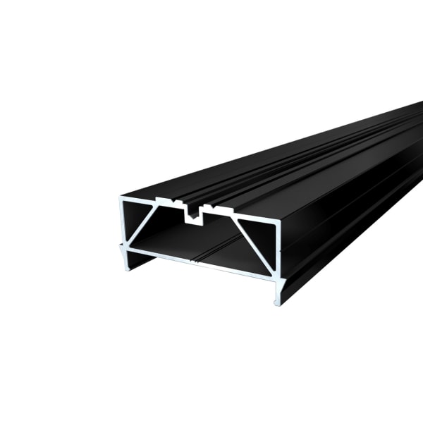 TWIXT ISOSTEP Alu UK Clip schwarz 30x64 mm 400 cm-thumbnail