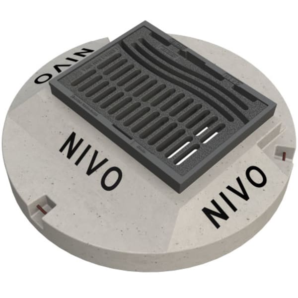 BGS Guss Strassenrost NIVO N681S50 450 x 360 mm D400-thumbnail