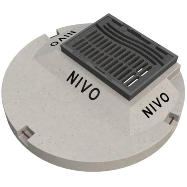 BGS Guss Strassenrost NIVO N681S60-105 450 x 360 mm D400-thumbnail