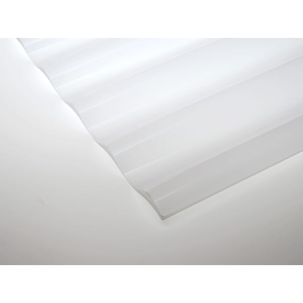 QUALEX Polycarbonat Wellplatte opal Profil 76/18 L 7 m B 1265 mm-thumbnail