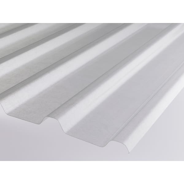 POLY-CLAIR Trapezwellplatte natur Europaprofil 207/35 "SUPER" L 13 m B 1100 mm-thumbnail