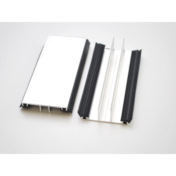 Alu Klemmprofil zu 16 mm komplett farblos eloxiert Länge 7.0m B 60 mm-thumbnail