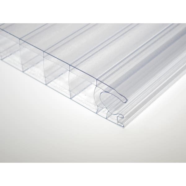 Polycarbonat-Element N2540-4 kristall Stärke 40 mm L 6000 mm B 500 mm-thumbnail