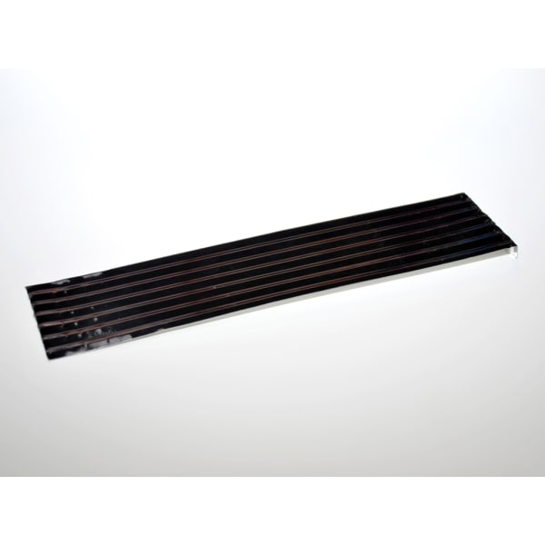 Ziegelschindel Aluminium 33 cm einseitig schwarz L 330 mm B 67 mm-thumbnail