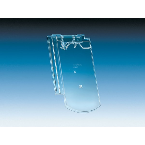 Acrylglas-Ziegel für Biberschwanz / KL 243 L 382 mm B 205 mm-thumbnail