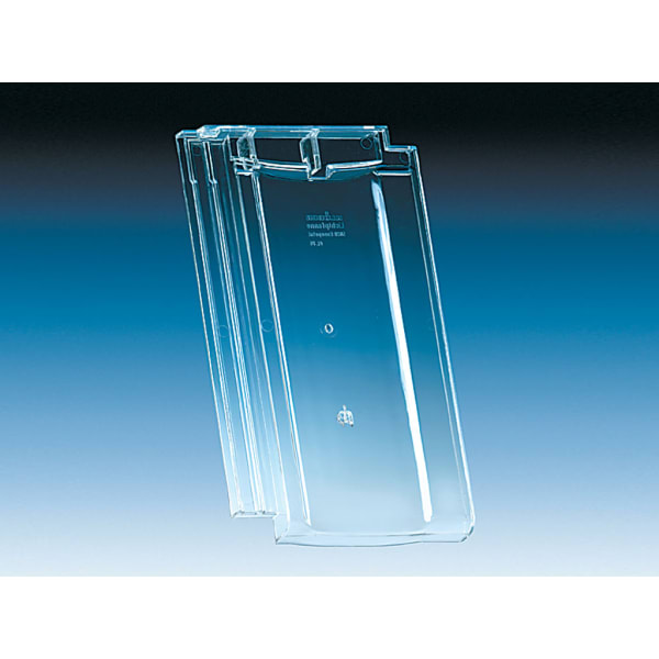 Acrylglas-Ziegel für Flachfalzziegel F36S / KL 076 L 441 mm B 253 mm-thumbnail