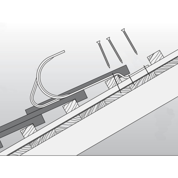 Sicherheitsdachhaken Typ Trapac abgekröpft verzinkt-thumbnail