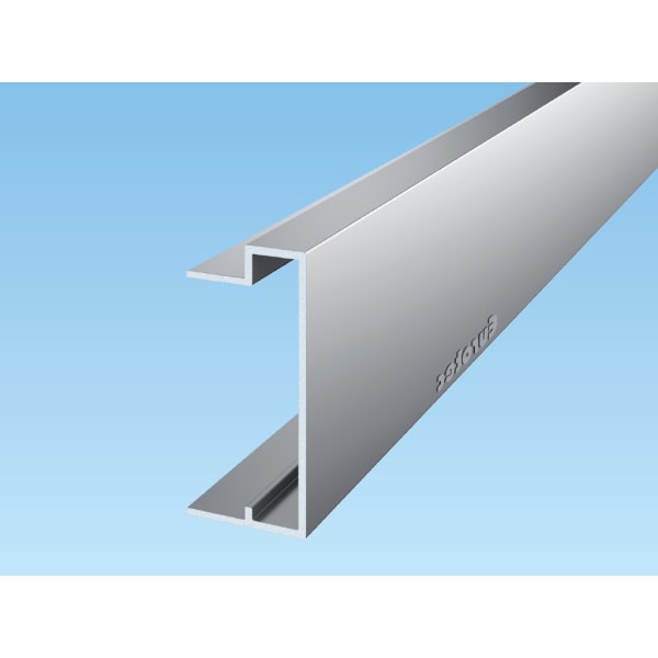 Blendenprofil zu Unterkonstruktionsleiste ULTRA STARK 50 x 104 x 4000 mm-thumbnail