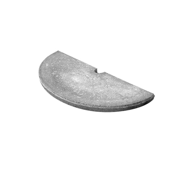 Deckel zu Halbschale voll versenkt halbrund A15 Ø 50 OD 56 H 3.3 cm -thumbnail