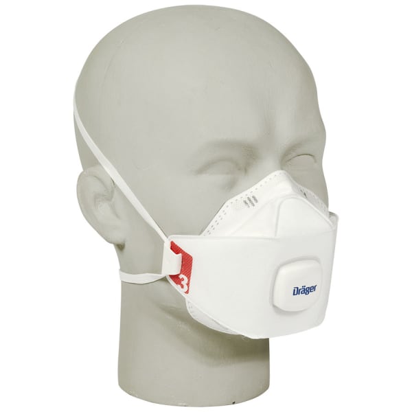 Atemschutzmaske Dräger X-plore 1930V / FFP3 NR D mit Ausatemventil, Grösse M/L-thumbnail