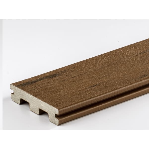 # TimberTech TERRAIN Bicolor braun WPC-Massivdiele 24 x 136 x 4880 mm-thumbnail