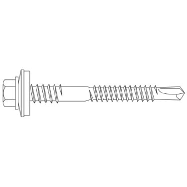 Sandwich-Bohrschraube 6.5/7 x 180 Inox für Holz E-X BR RS HT 19-thumbnail