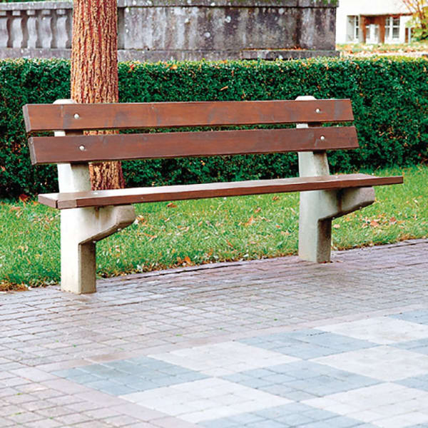 BELLEVUE Sitzbank komplett mit Holzbrettern L 198 B 44 b1 33 H 133 cm -thumbnail