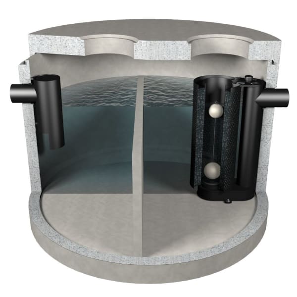 friwa-sep Kompaktanlage SF/MAKS NG 15-20 Abscheider Ø 2500 H 1830 d1 600-thumbnail