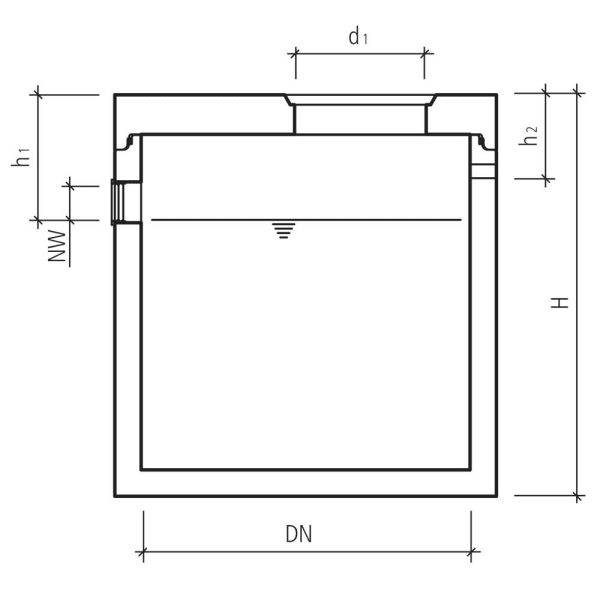friwa-rec Stapelbehälter STB Typ 175.B Ø 1750 OD 1990 H 2580 W 120 mm-thumbnail