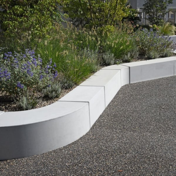 STOCKHORN U-Element grau Bogenelement R 80 cm 69 B 40 H 40 60°-thumbnail