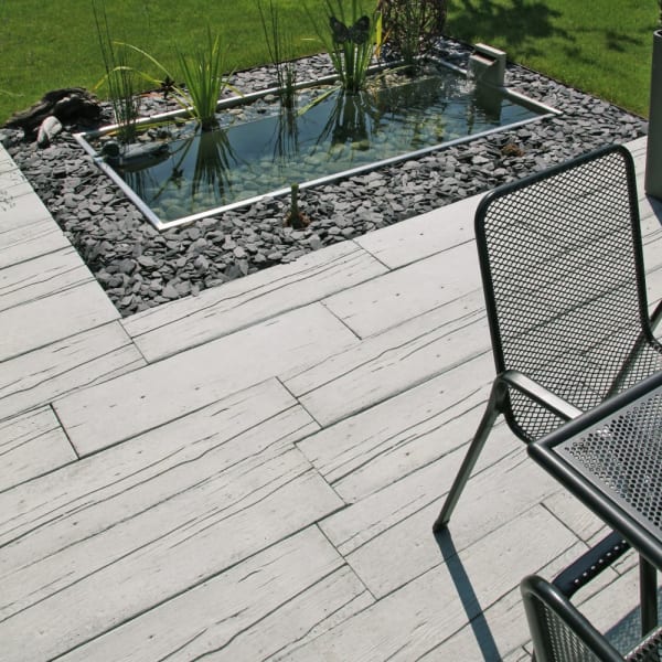 LENIA Gartenplatte Normalplatte naturgrau L 88-89 B 24.5-25.5 H 5 cm-thumbnail