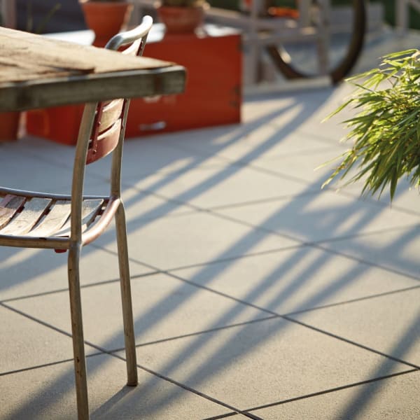 FINESSA LIGHT Gartenplatte, gefast, gestrahlt, grau, L 50, B 50, H 2.3-thumbnail