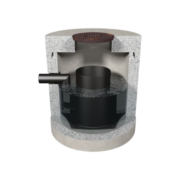 friwa-sep Kompaktanlage SF/MA NG 30 Abscheider Ø 3000 H 2200 d1 600 W 140 mm-thumbnail