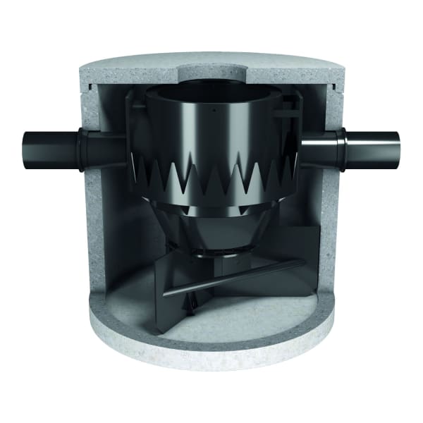 friwa-sed 3P HydroShark 3000 Sedimentationsanlage NW 500 Ø 3000 H 2450 W 140-thumbnail