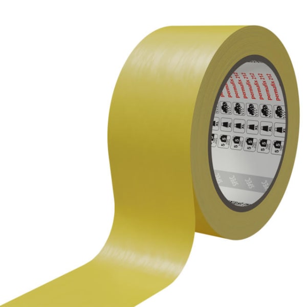 Permafix 212 Betonband PVC Gelb 50 mm x 33 m-thumbnail