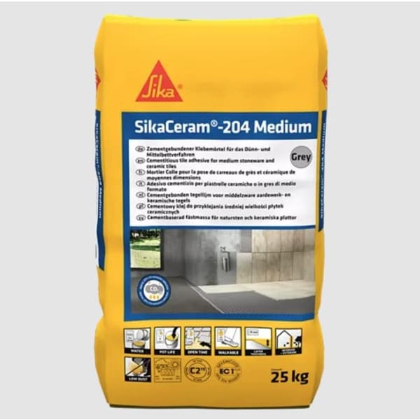 SikaCeram-204 Medium Fliesenkleber grau 25 kg-thumbnail
