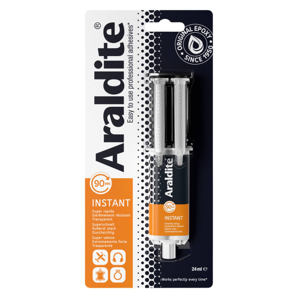 ARALDITE Zweikomponenten-Klebstoff Instant 24 ml Spritze-thumbnail