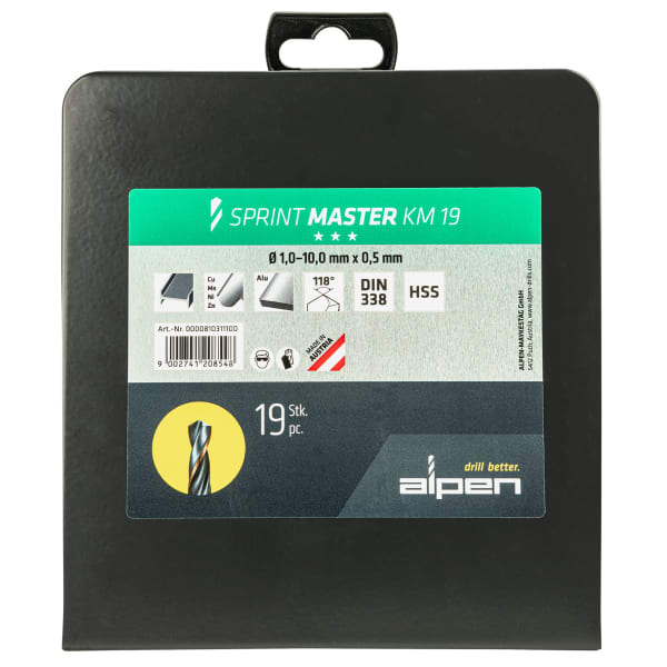 Bohrkassette Sprint Master 19-tlg.-thumbnail