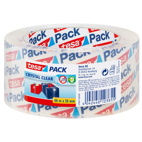 TESA Packband Tesapack Crystal Clear 50 mm 66 m transparent-thumbnail