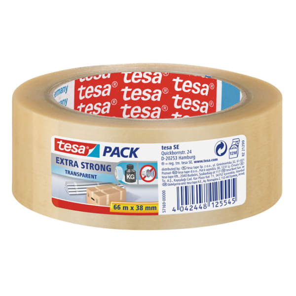 TESA Packband Tesapack Extra Strong 50 mm 66 m transparent-thumbnail