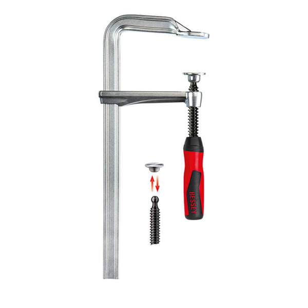 BESSEY Ganzstahlschraubzwinge GZ50-12-2K 500/120-thumbnail