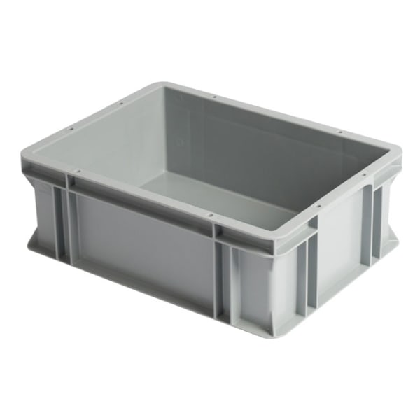 WEZ Stapelbehälter ohne Deckel 400x300x320 mm grau-thumbnail