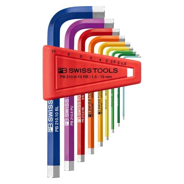 PB Winkelschraubenzieherset PB 210 mit Halter farbig bis Gr. 10-thumbnail