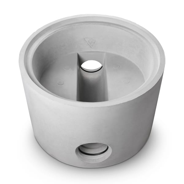 Wyss Normschacht Typ 1 Ø 1000 Rinne 125 mm ohne Seitenanschluss-thumbnail