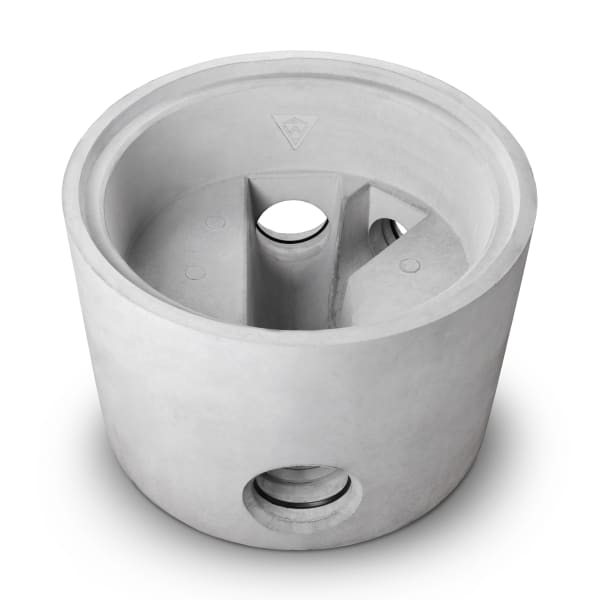 Wyss Normschacht Typ 3 Ø 1000 Rinne 300 mm S.links 200/45°-thumbnail