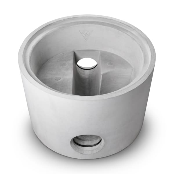 Wyss Normschacht Typ 5 Ø 800 Rinne 200 mm S.links 200/90°-thumbnail