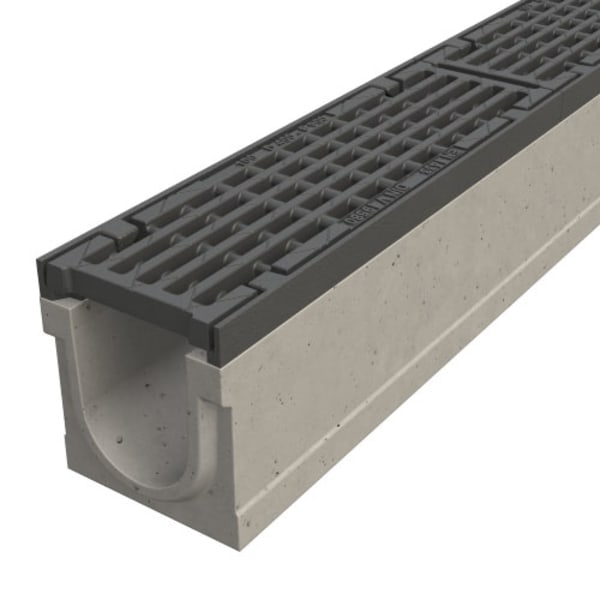 BGS Rinnensystem MAXI 100 inkl. Gussrost F900 1-41F1-thumbnail