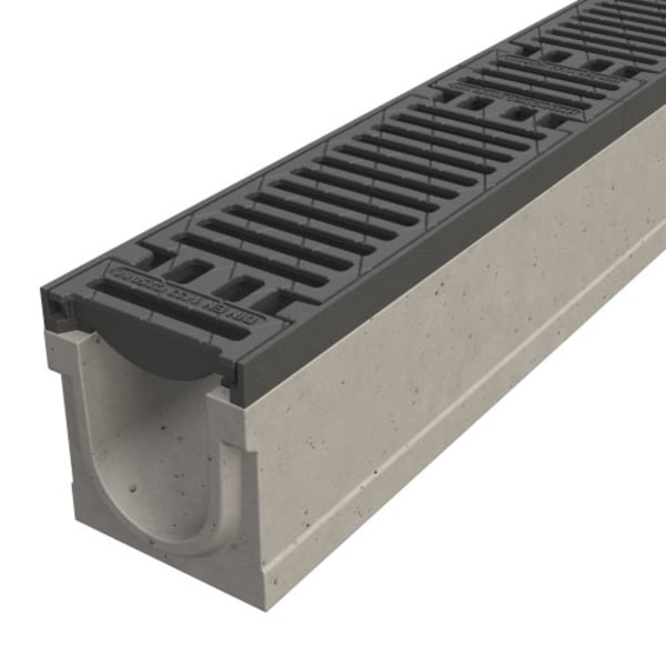 BGS Rinnensystem MAXI 100 inkl. Gussstegrost C250 1-0.05C-thumbnail