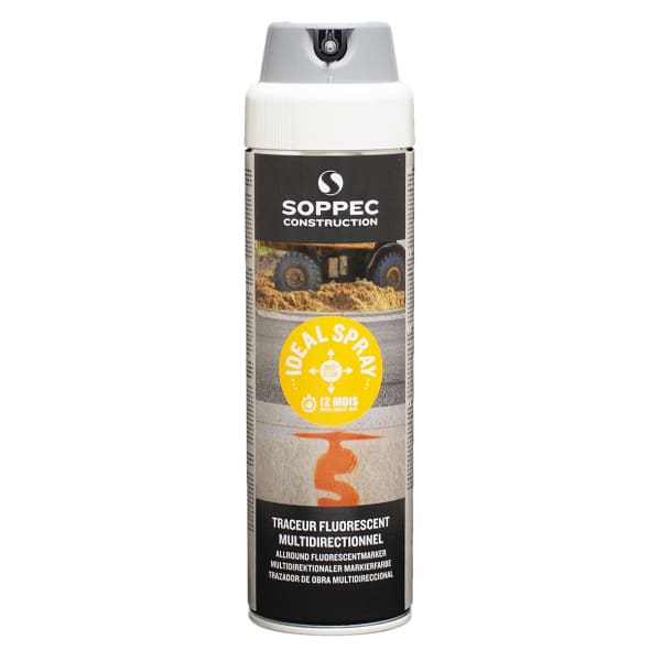 Markierspray IDEAL SPRAY 360°, weiss fluoreszierend, Inhalt: 500 ml-thumbnail