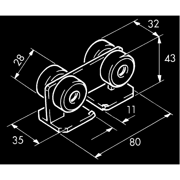 HAWA PORTA Laufwagen Porta 300 S-thumbnail