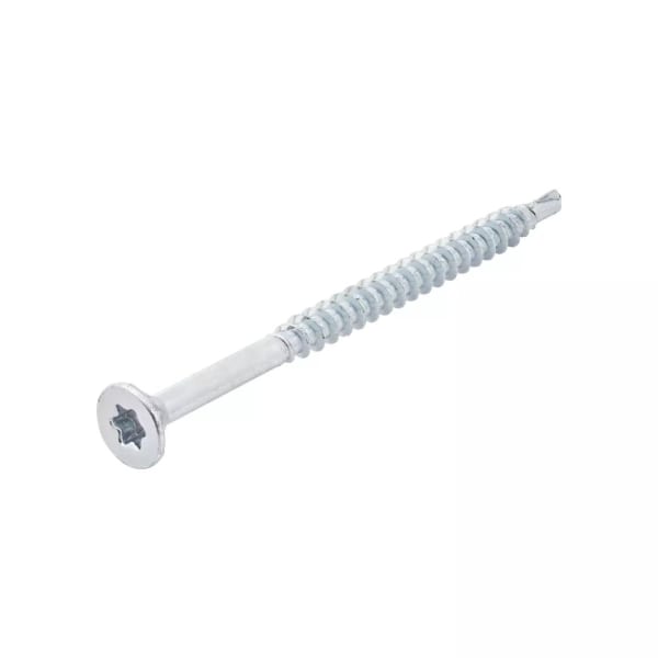 Senk-Holzbohrschraube mit Fräsrippen verzinkt-thumbnail