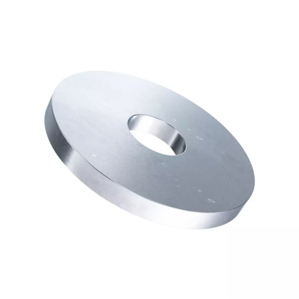 Scheiben rund für Bauschrauben Stahl verzinkt blau 100 HV 15 x 52 x 5 mm-thumbnail