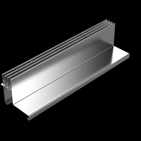 ACO SAE V100 3FS exzentrisch V2a L=50 cm H=10 cm-thumbnail