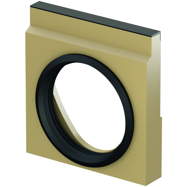 ACO Multiline V400G Stirnwand Typ 0 mit Dichtung DN/OD300 mm Guss-thumbnail